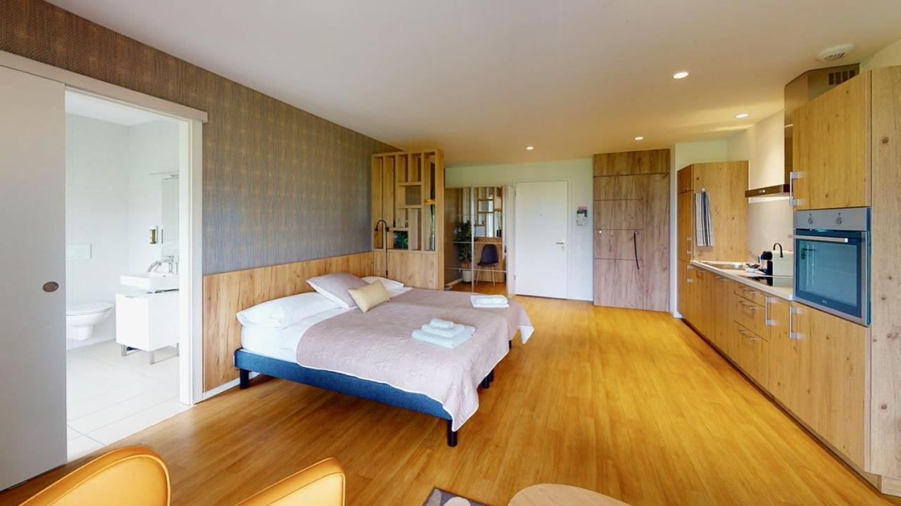 Alp Art Hotel Monthey Collombey-Muraz Exterior foto